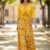 Vestido elegante para iglesia amarillo